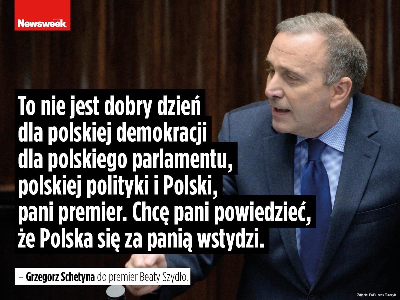 Grzegorz Schetyna PO polityka Platforma Obywatelska Sejm