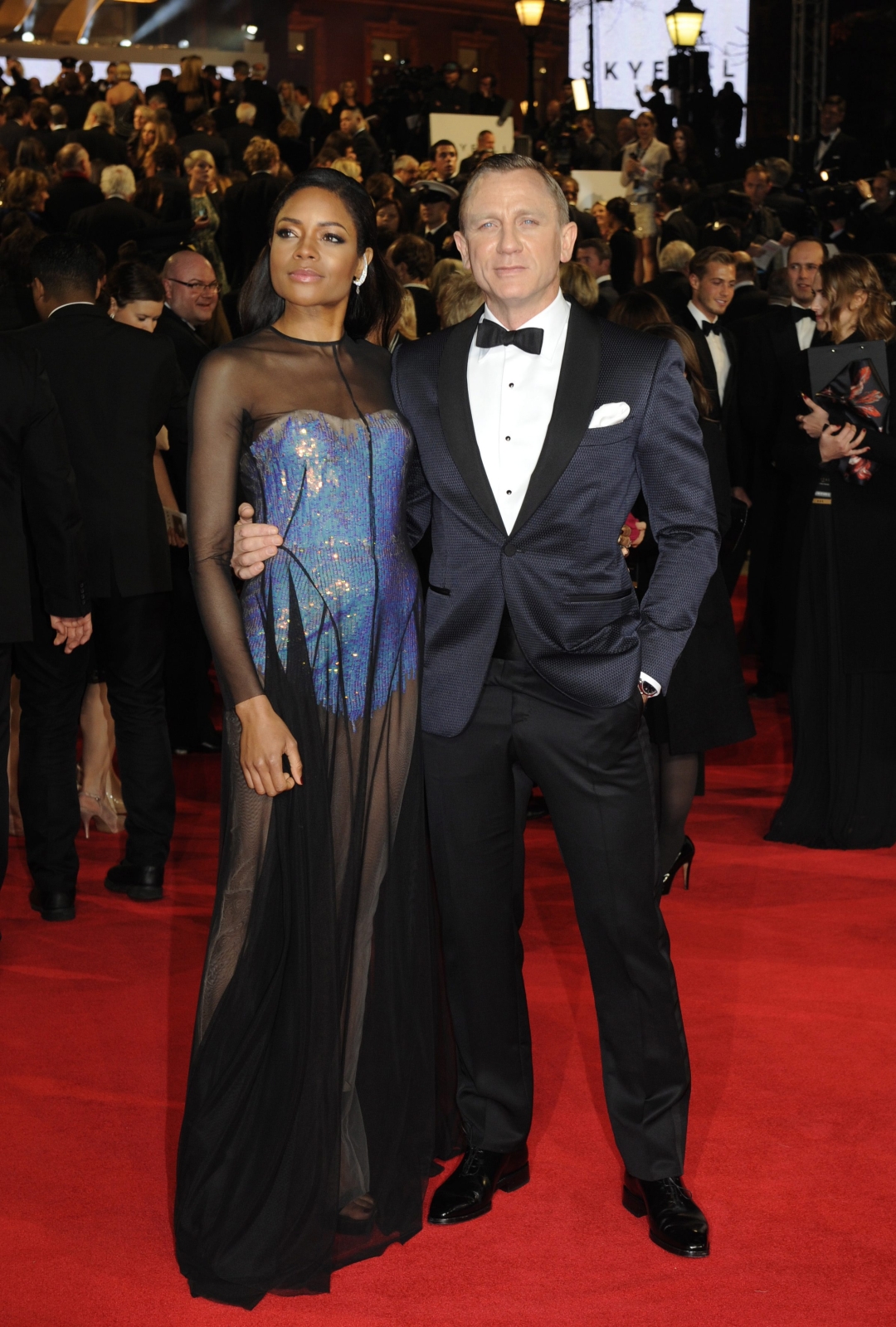 Naomie Harris i Daniel Craig na pemierze