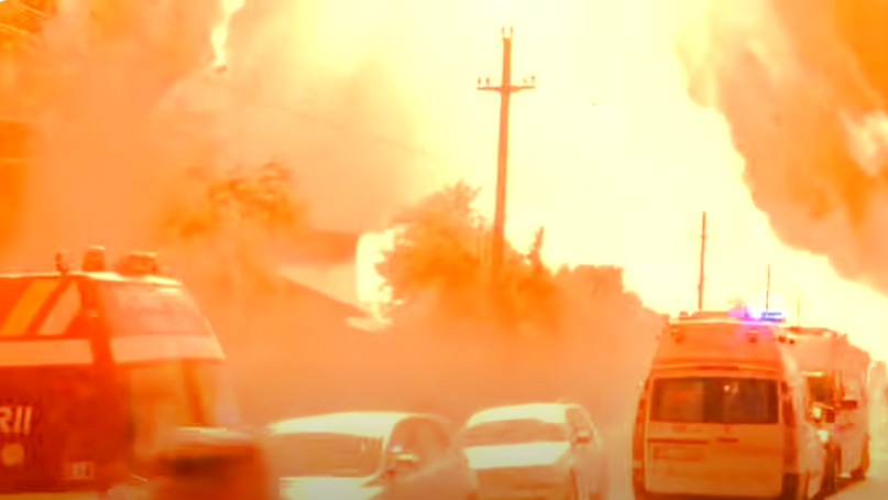 Brutális felvételek láttak napvilágot a romániai halálos robbanásról - videó