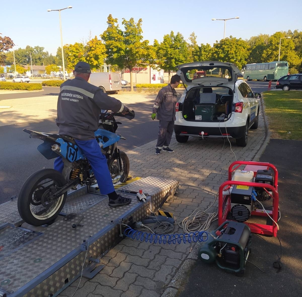Robogókat ellenőriztek Zalában a rendőrök