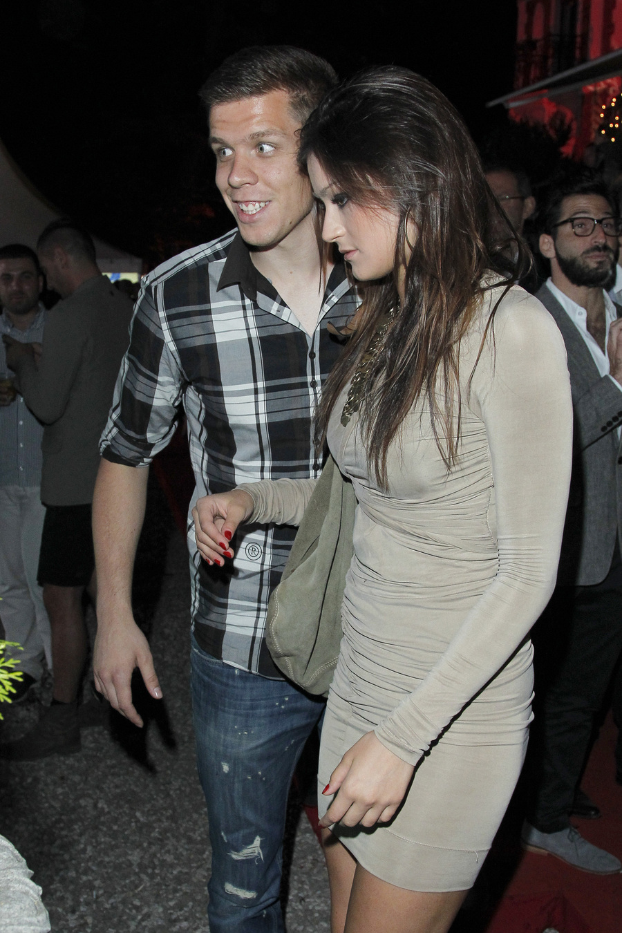 Wojciech Szczęsny i Sandra Dziwiszek