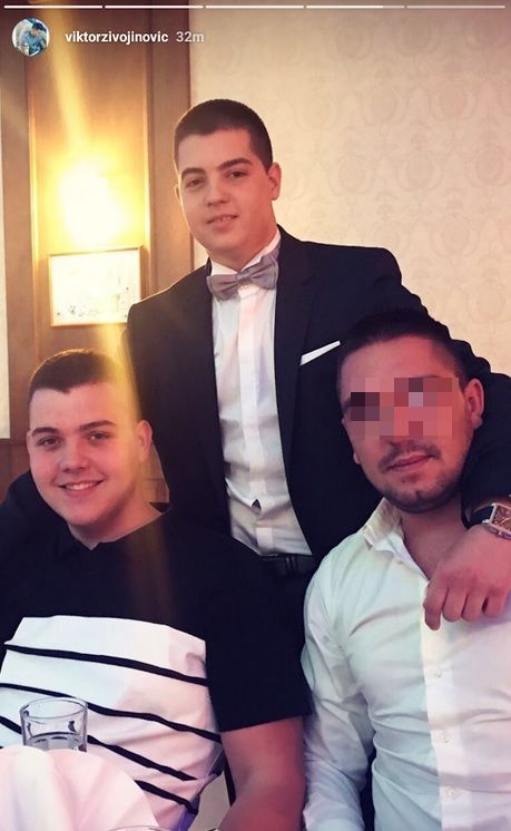 Slavljenik sa Viktorom Živojinovićem