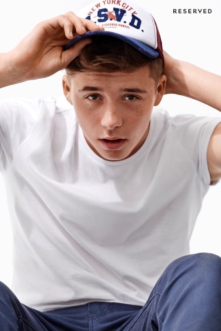 Brooklyn Beckham w kampanii Reserved YFL wiosna/lato 2015