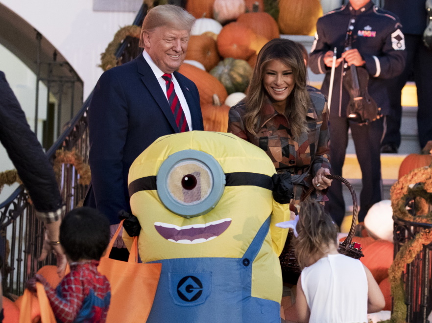 Melania i Donald Trumpowie
