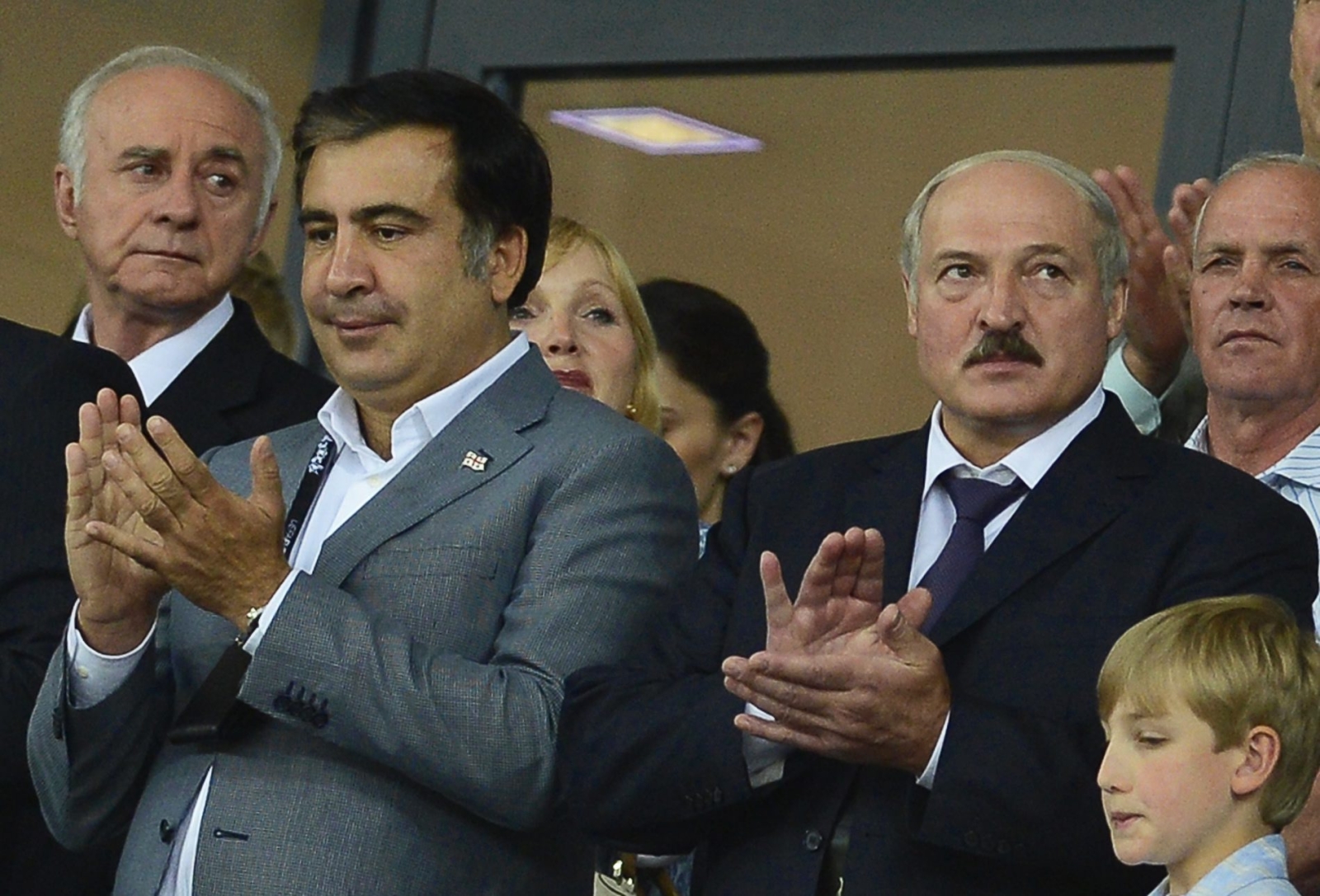 Prezydent Białorusi na finale Euro 2012
