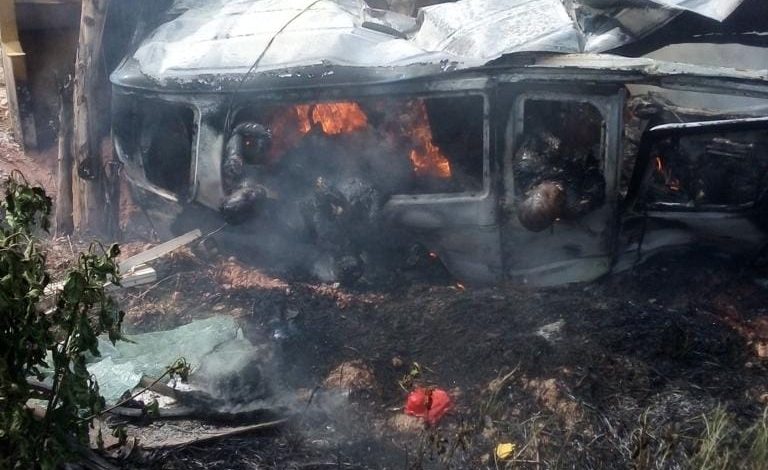 18 burnt to death in fatal accident on Takoradi-Cape Coast road