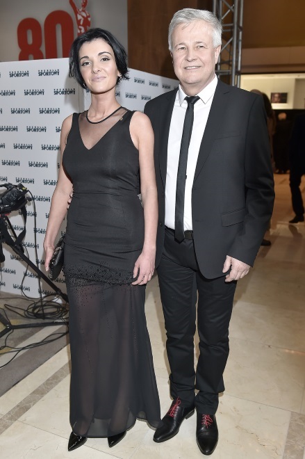 Pamela Izabela Podolec i Apoloniusz Tajner na Balu Mistrzów Sportu w styczniu 2015 r.