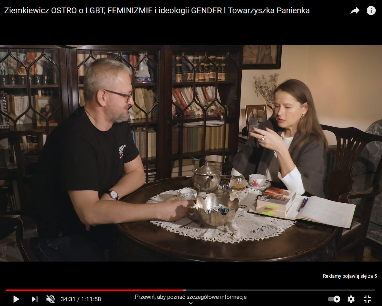 Towarzyszka Panienka – jeden z odcinków programu Moniki Jaruzelskiej na You Tubie z udziałem Rafała Ziemkiewicza
