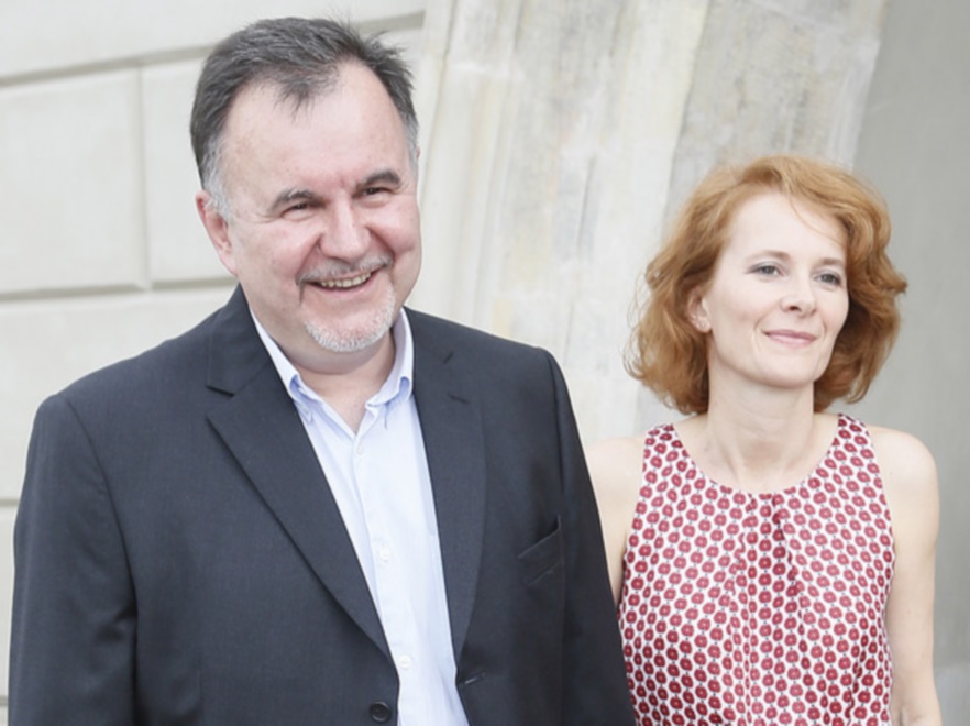Hirek Wrona z żoną Małgorzatą