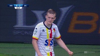 Arka - Jagiellonia (0:2): Świderski po raz drugi! 21-latek zachował się jak rasowy napastnik i w trudnej sytuacji zdobył bramkę