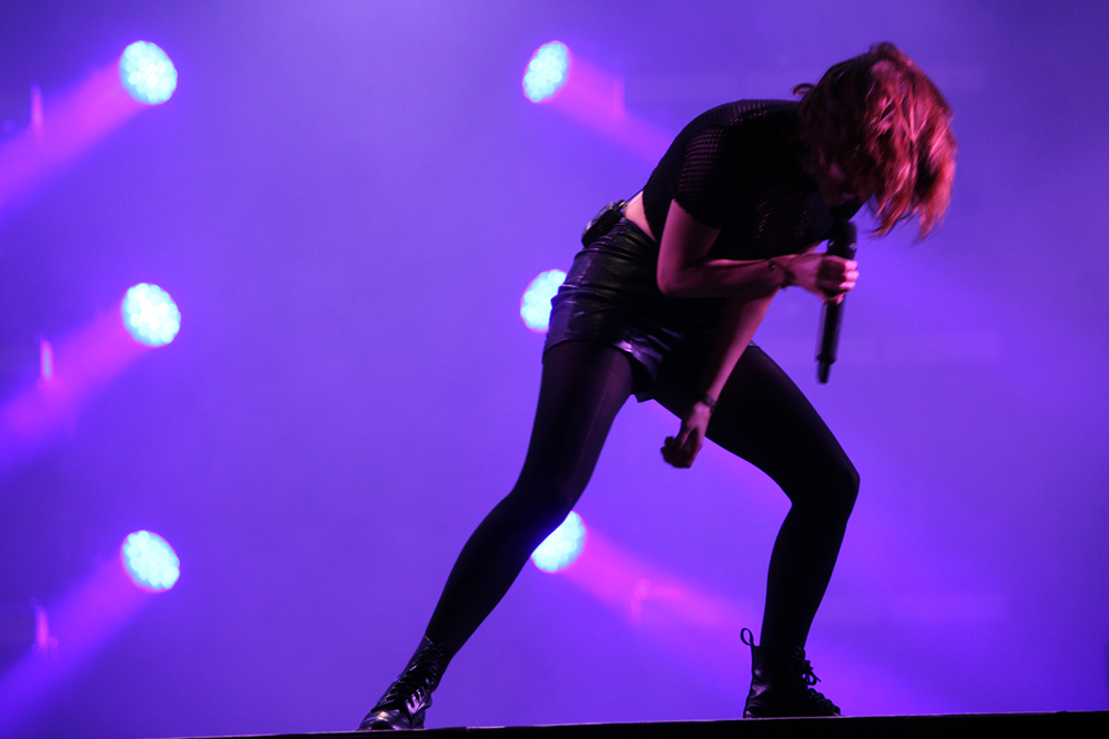 CHVRCHES na Open'er 2016 / fot. Joanna Combik