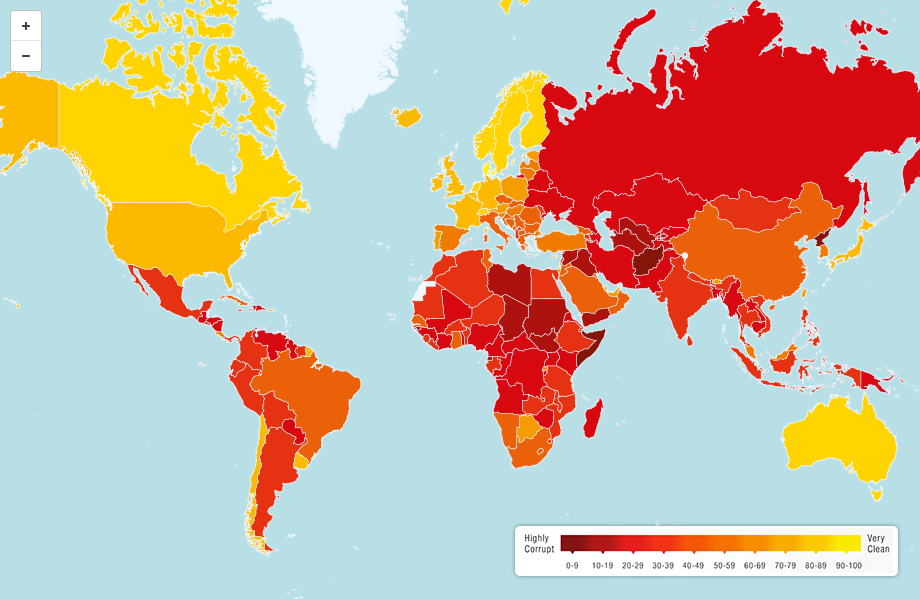 Indekst Postrzegania Korupcji Transparency International CPI