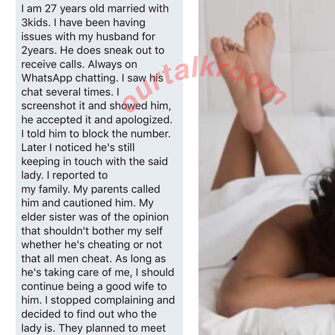 Woman traces cheating husband to hotel only to realise her elder sister is his side chick