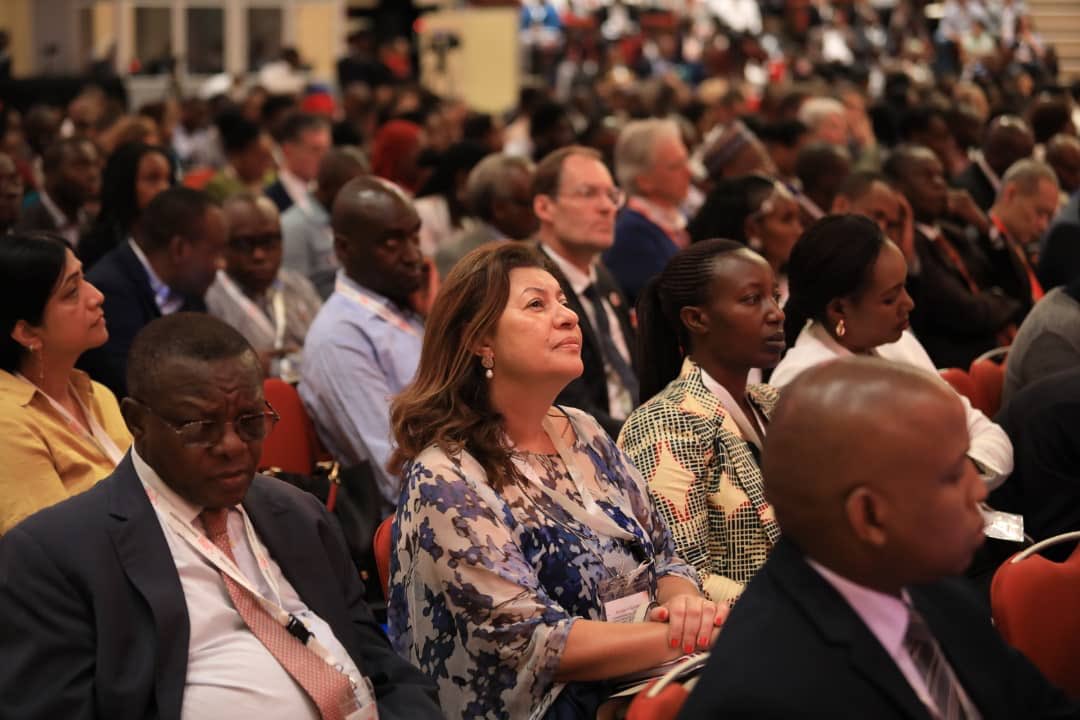 A view of the audience at the Africa Health Agenda International Conference 2019 (Africa Health 2019) in Kigali, Rwanda