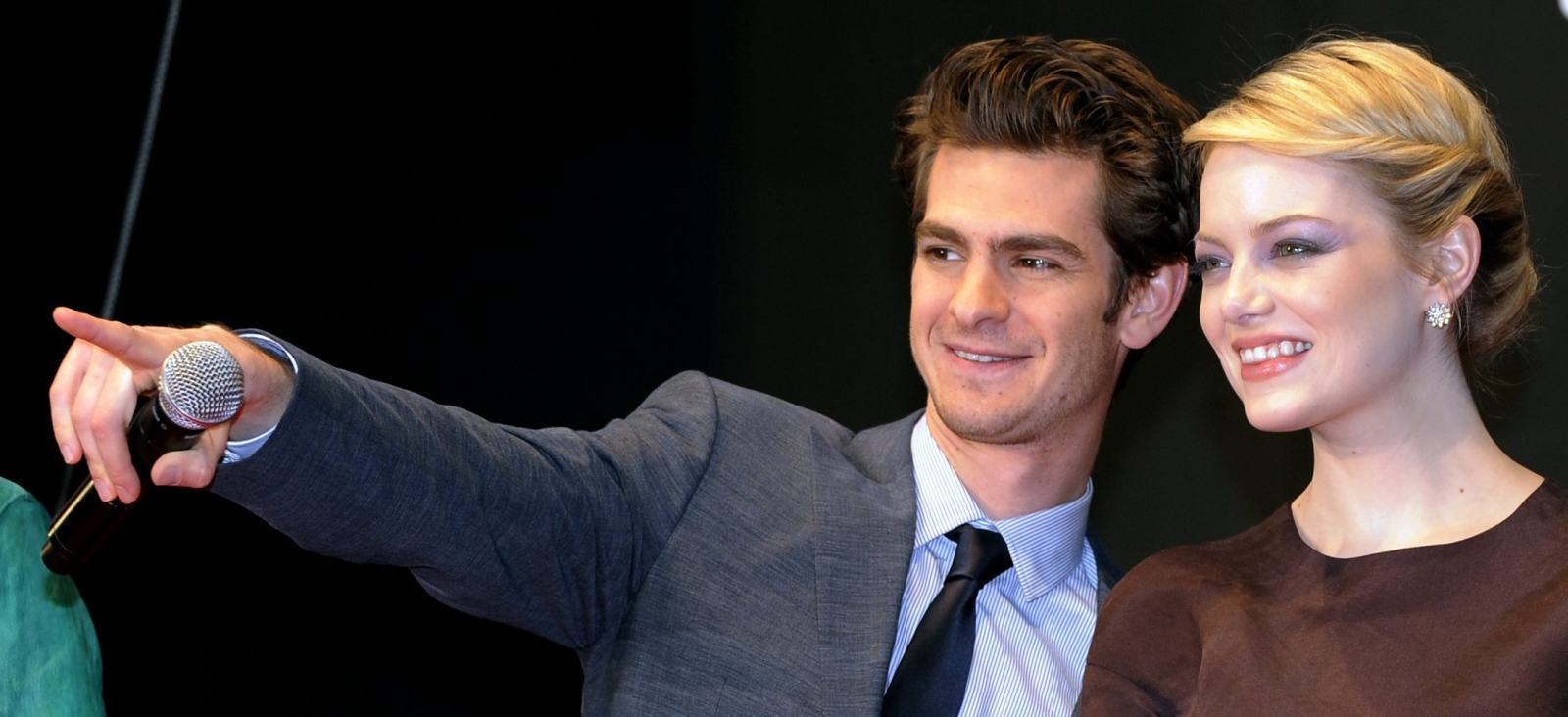 Emma Stone i Andrew Garfield na premierze