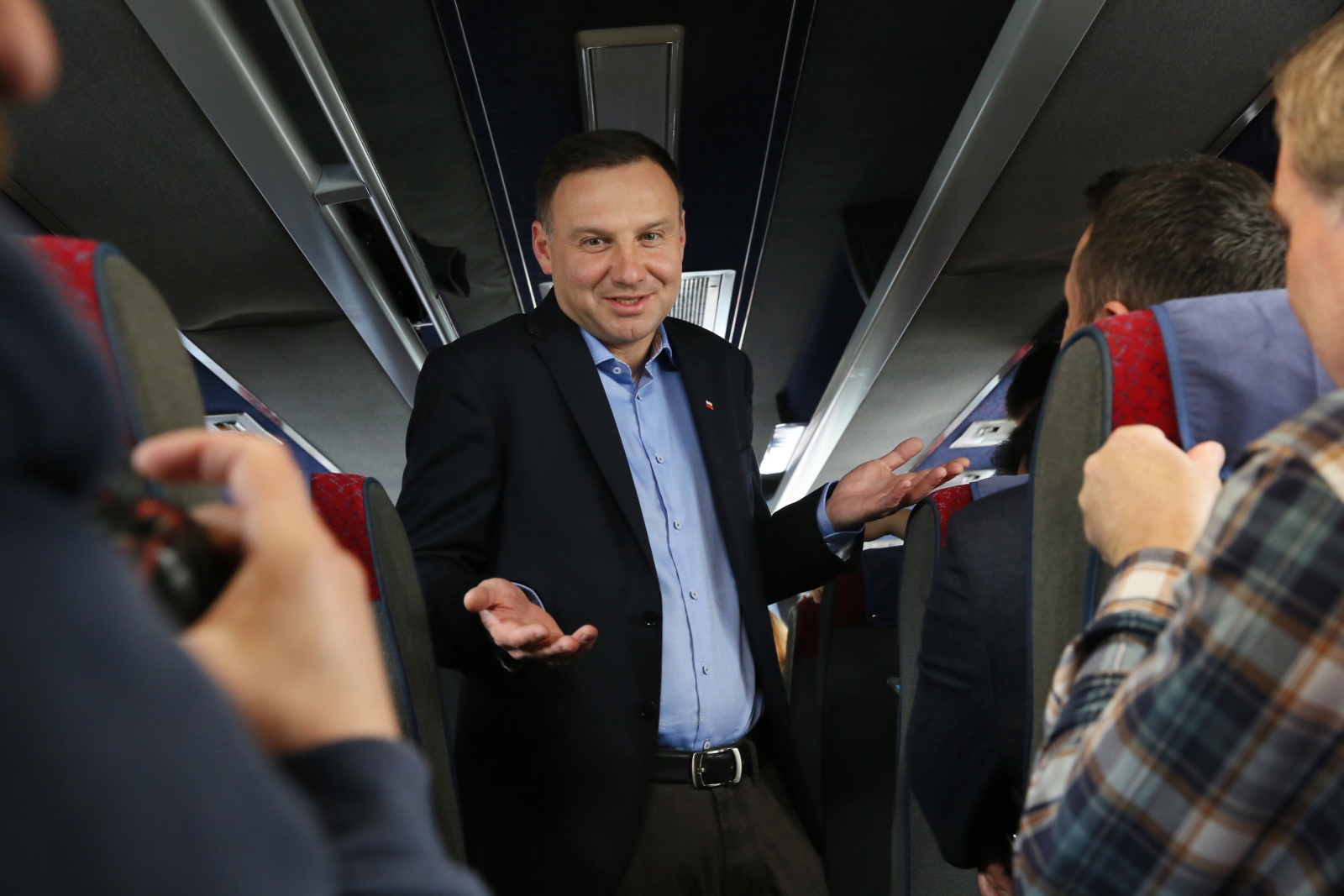 Andrzej Duda w dudabusie