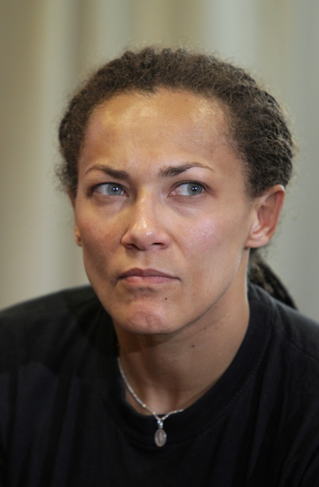 Włoszka Anita Torti podczas konferencji prasowej przed galą Polsat Boxing Night w Krakowie