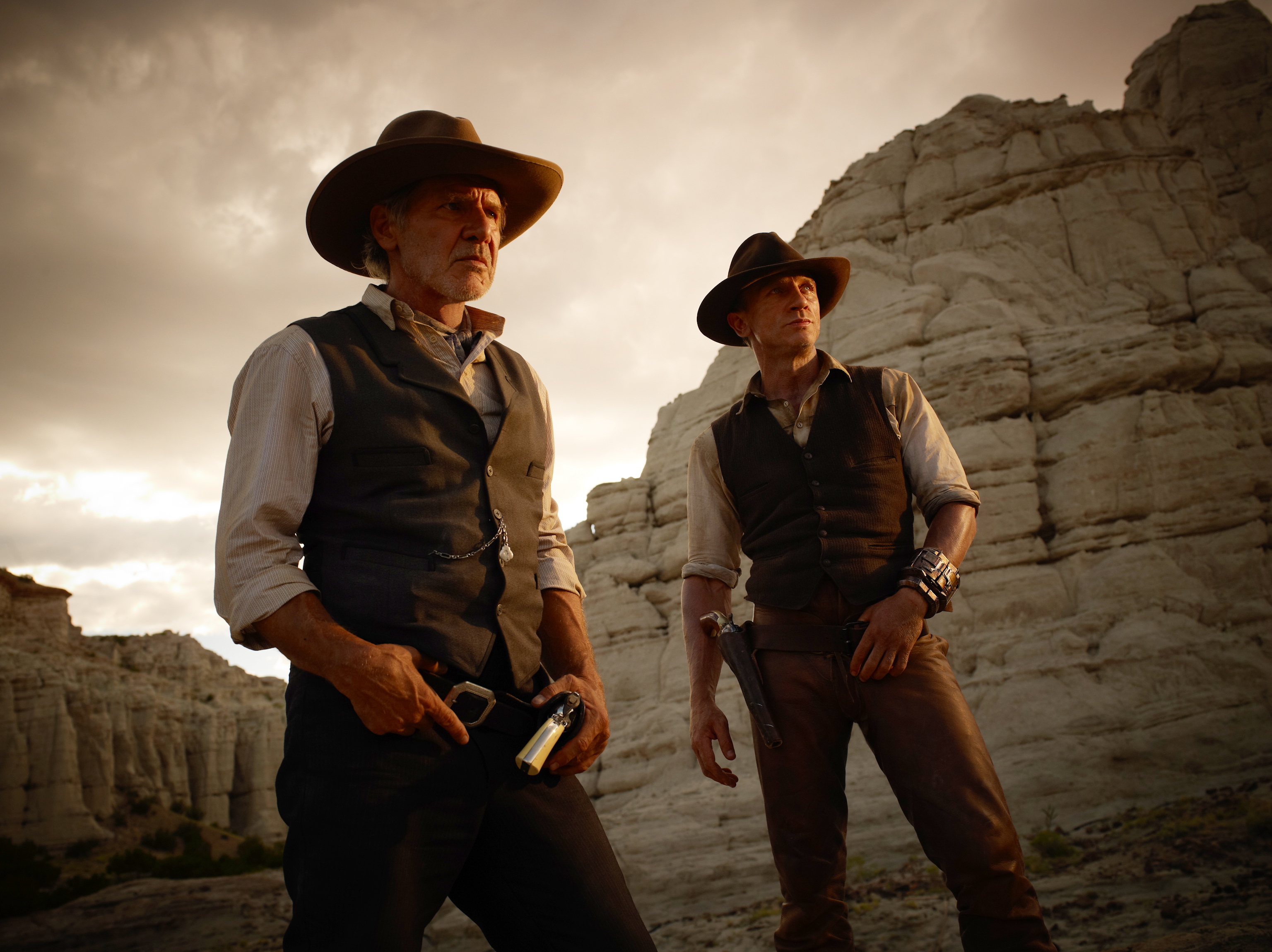 Harrison Ford i Daniel Craig w westernie