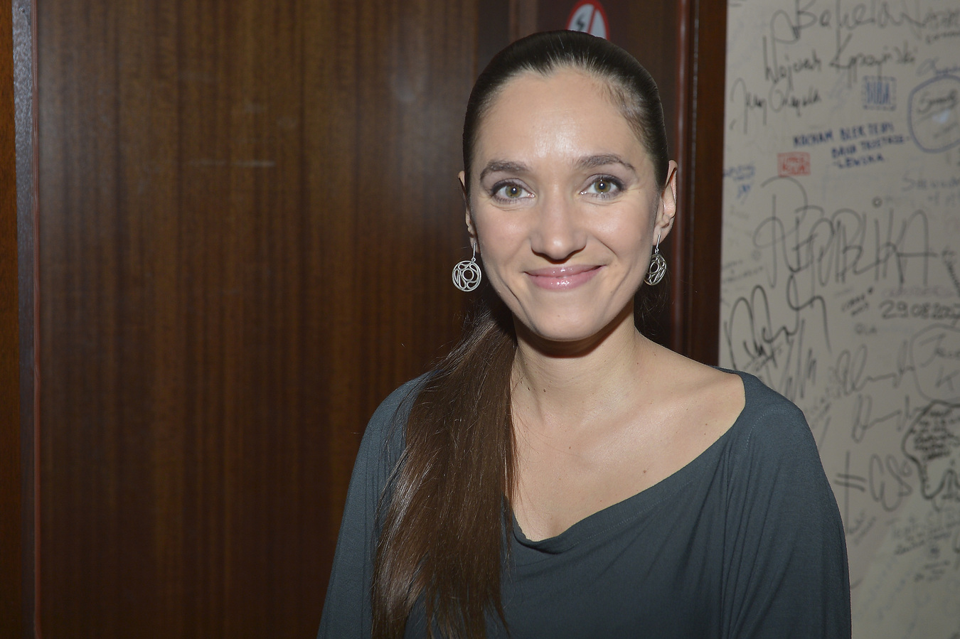 Dorota Miśkiewicz podczas benefisu Urszuli Dudziak w radiowej Trójce