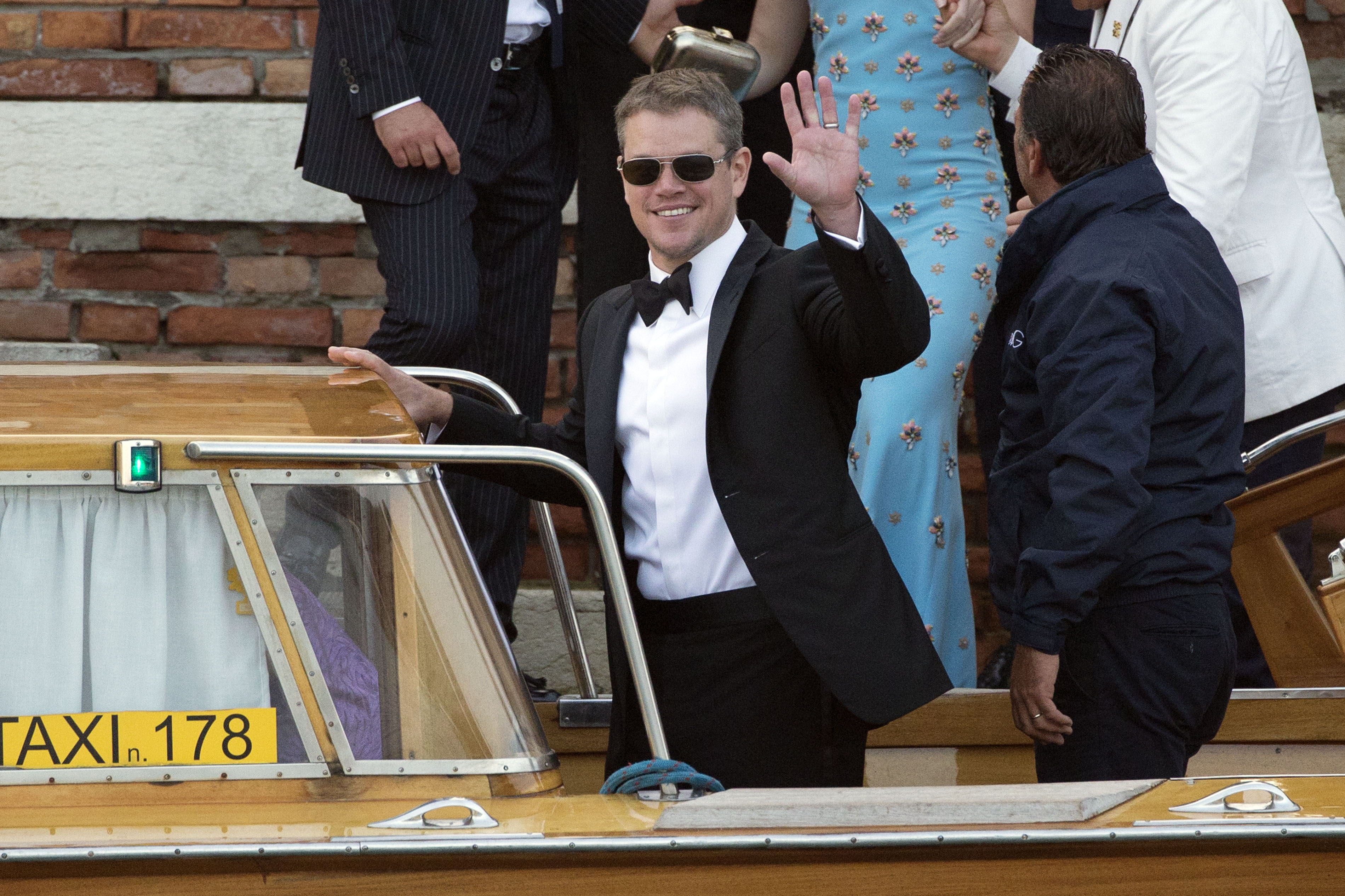 Matt Damon na ślubie George'a Clooneya
