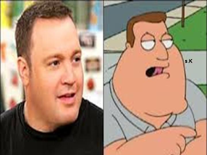 Kevin James i bohater kreskówki