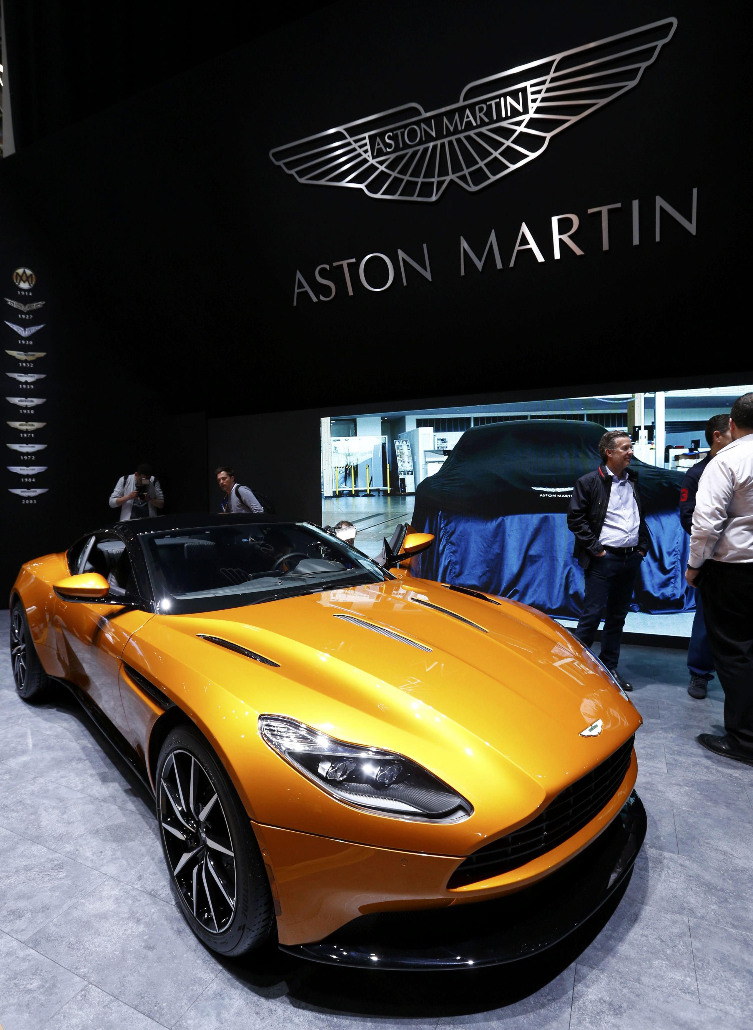 New Aston Martin DB11 is pictured at the 86th International Motor Show in Geneva
