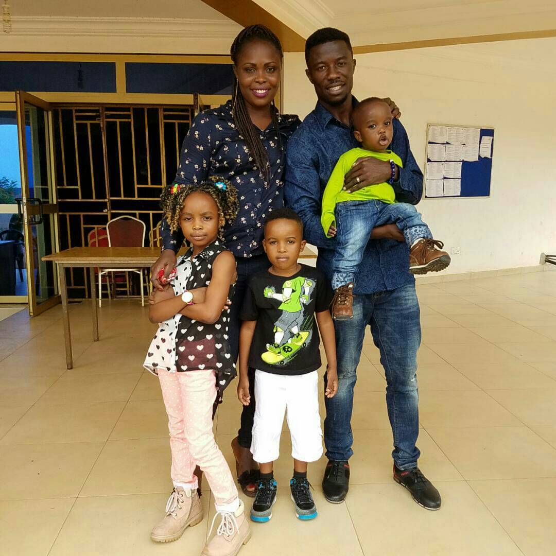 Kwaku Manu and his lovely family