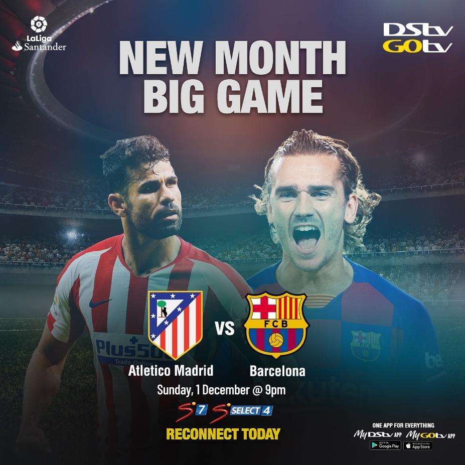 Barcelona square up against Atletico Madrid in the Spanish La Liga.