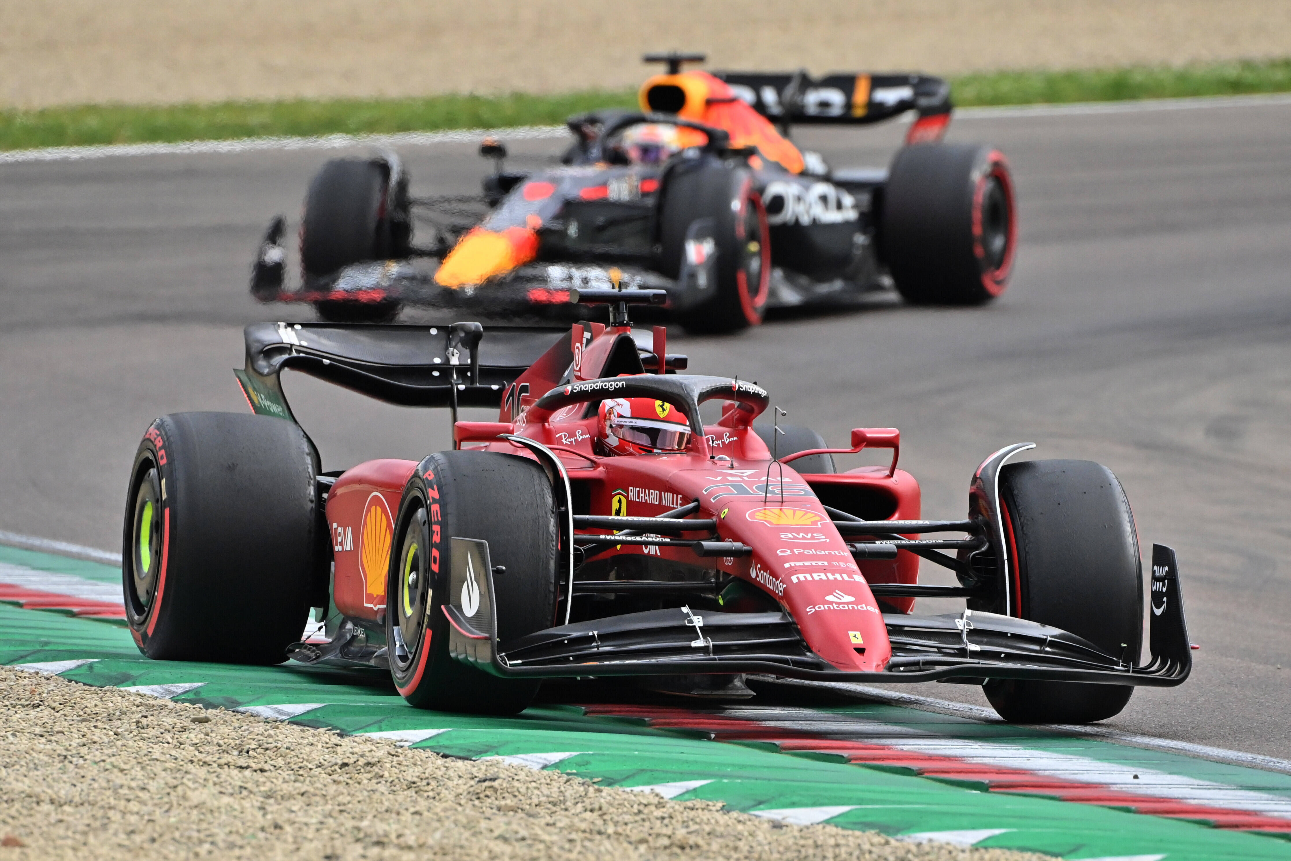 Charles Leclerc was in the lead for most of the Sprint qualifiers 