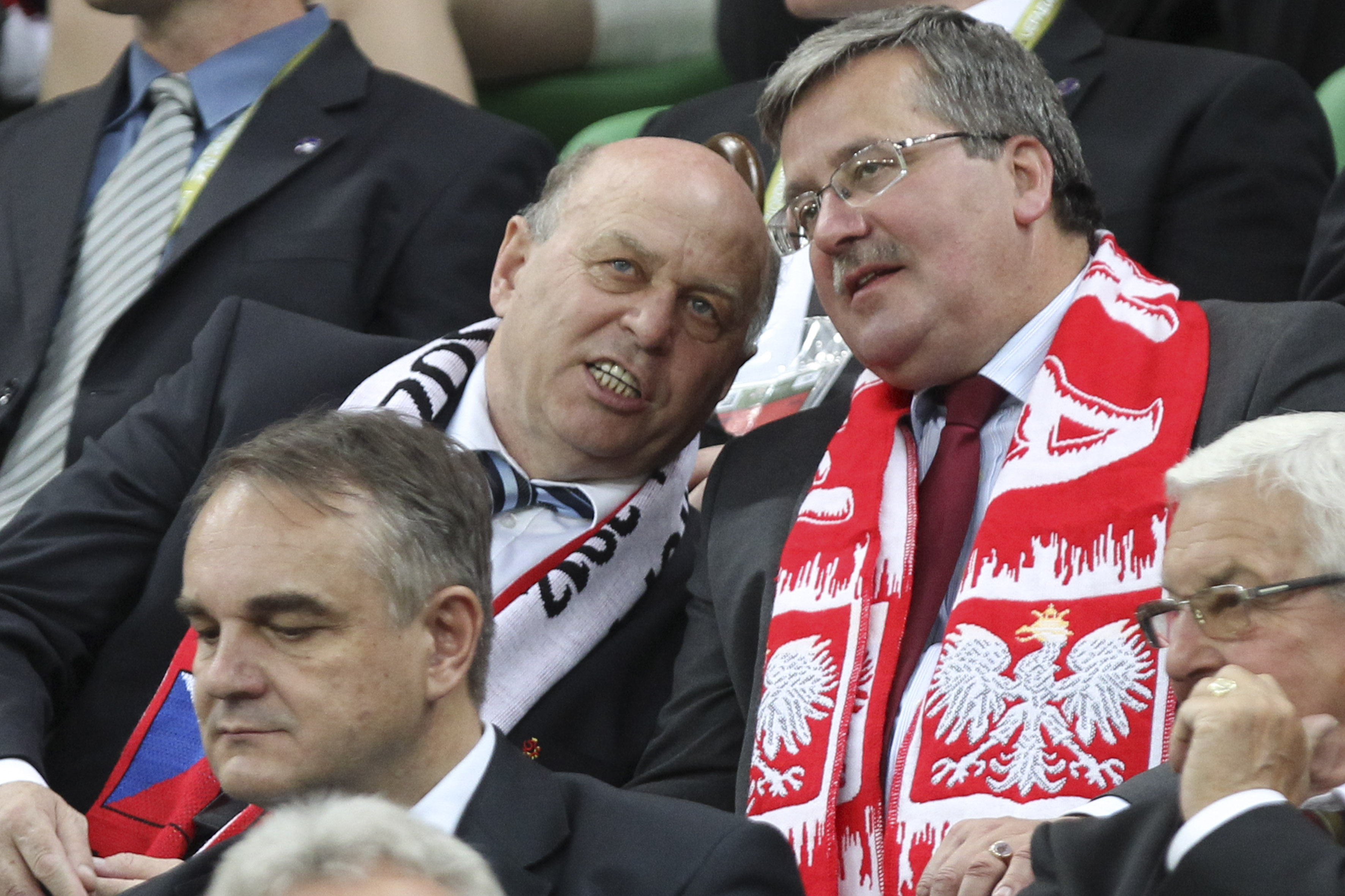 Grzegrz Lato i Bronisław Komorowski