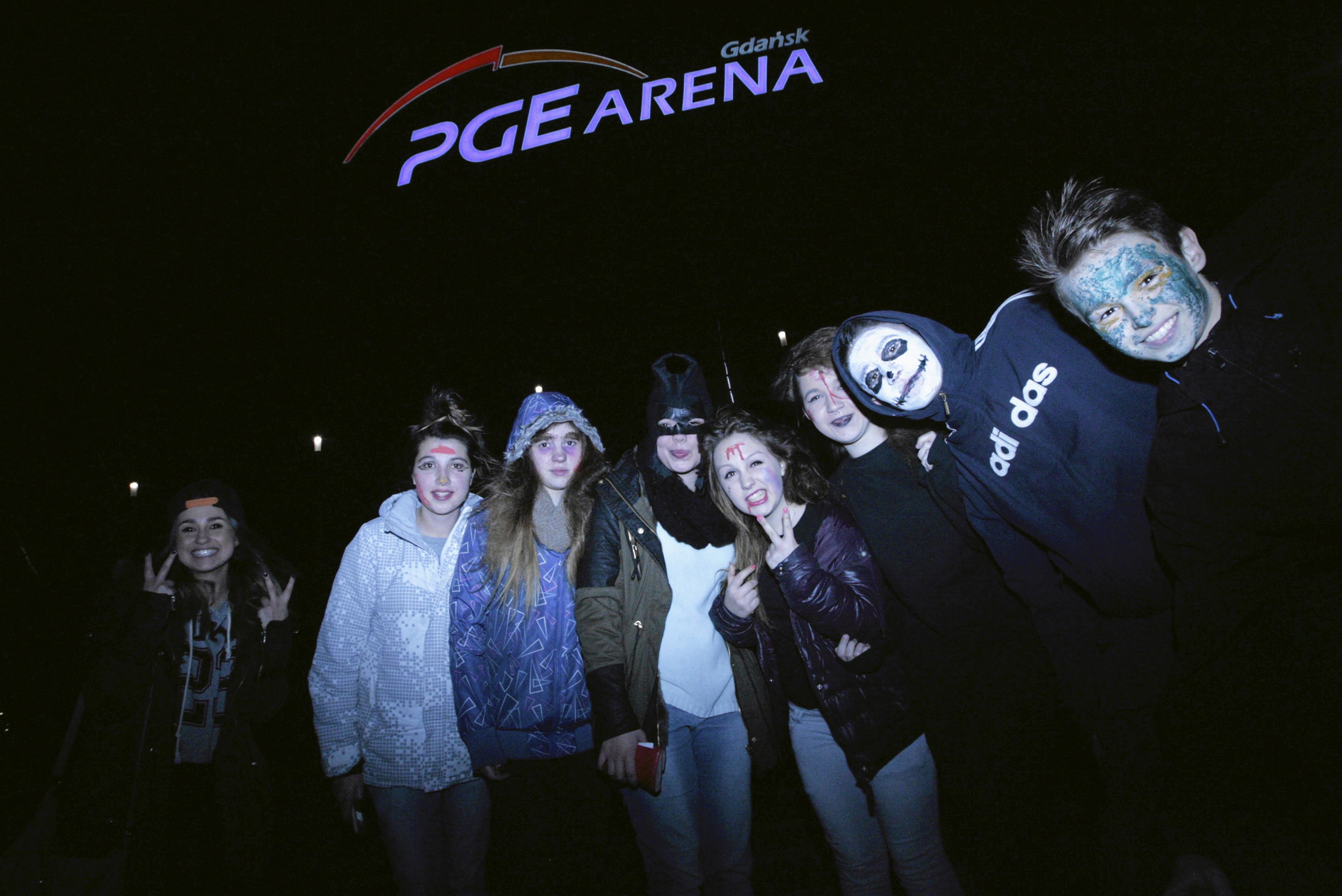 Halloween na stadionie w Gdańsku