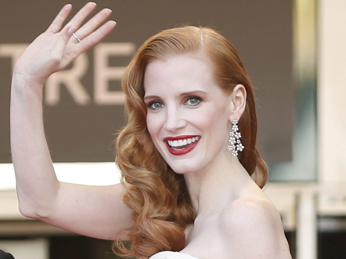 Jessica Chastain na premierze animacji