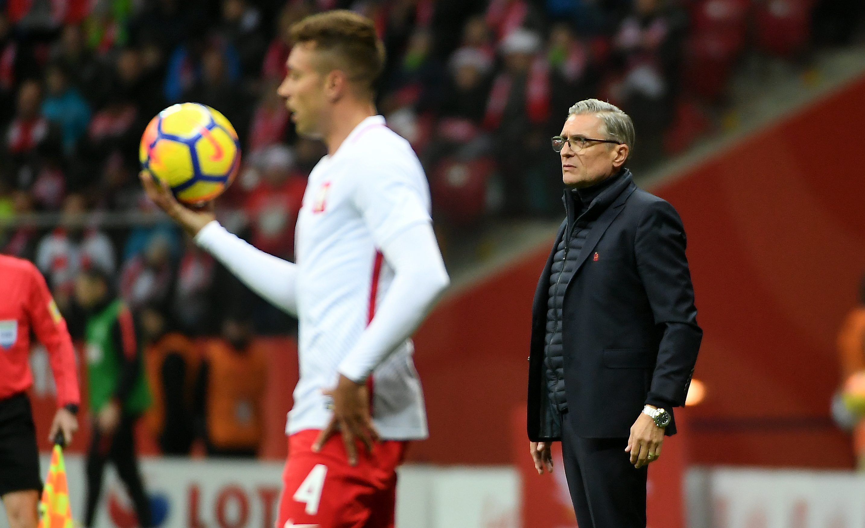 Trener piłkarskiej reprezentacji Polski Adam Nawałka