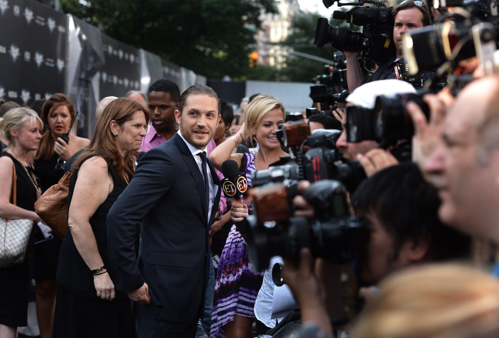 Tom Hardy na premierze filmu