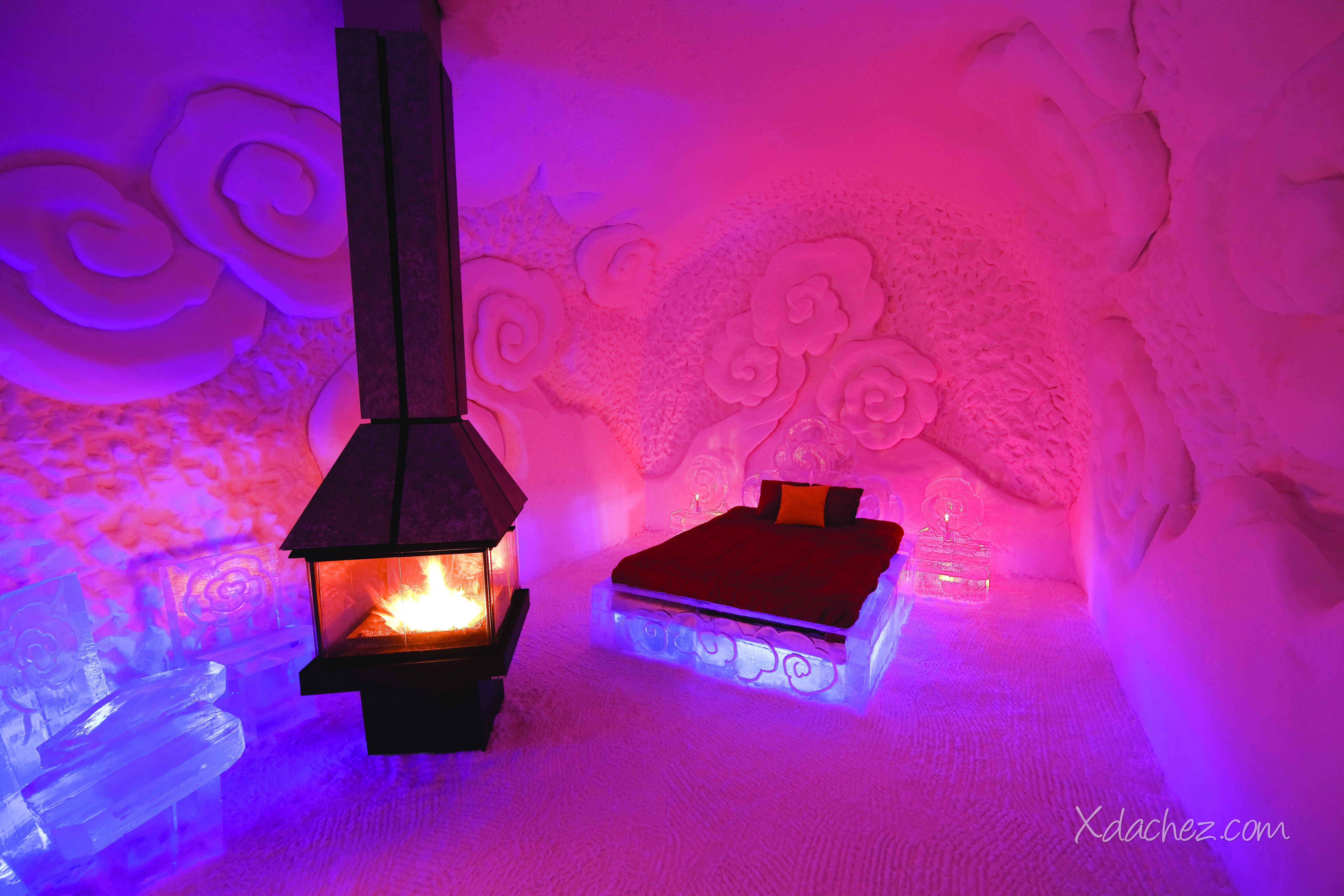 Hotel de Glace - niezwykły hotel z lodu