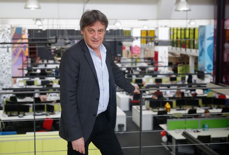 Moma Jakovljević tokom posete redakciji