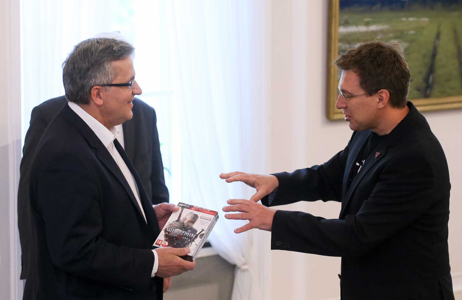 Spotkanie prezydenta z twórcami gry