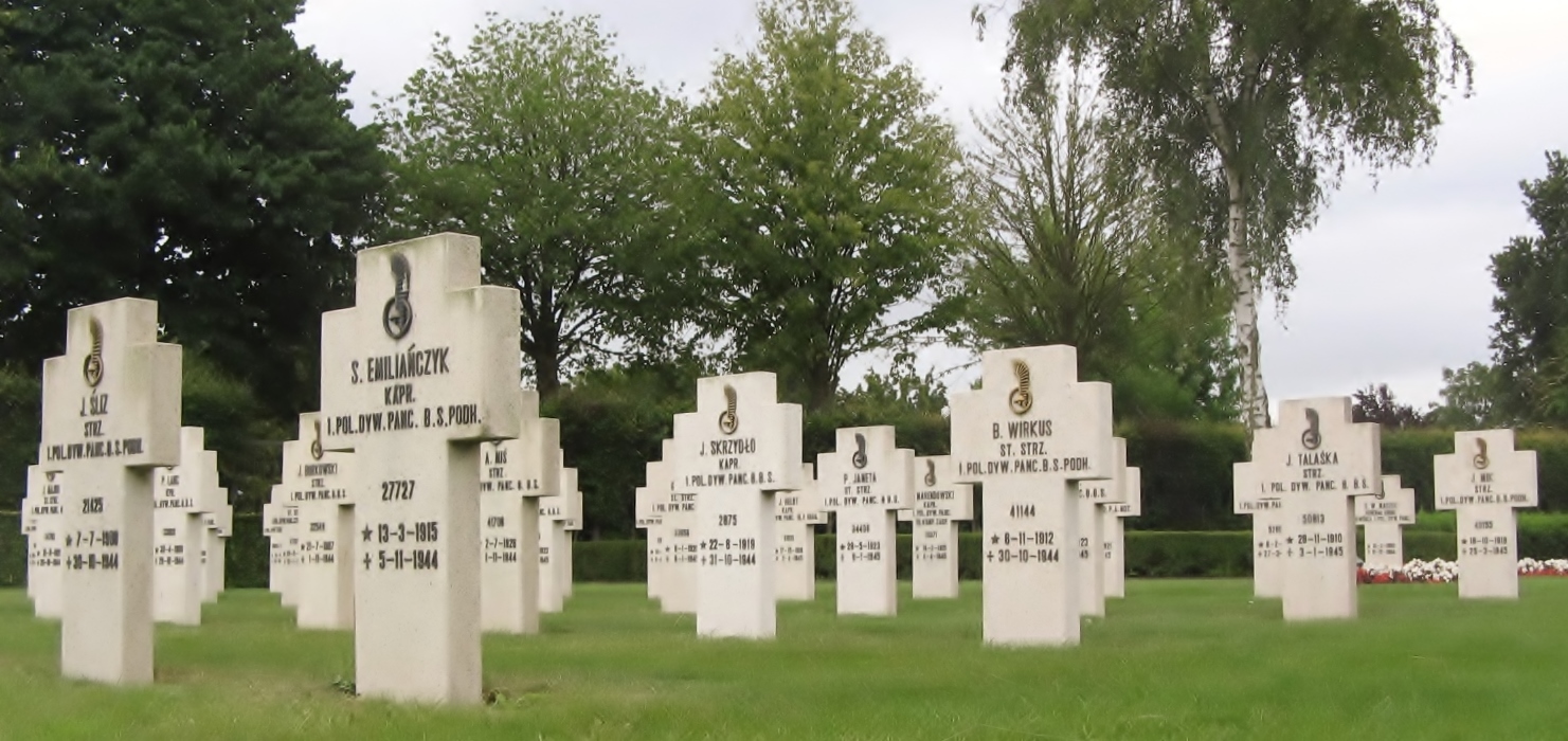 Jeden z nich - cmentarz wojskowy na obrzeżach Bredy, gdzie pochowany został sam gen. Maczek - od lat pielęgnowany jest, i to w każdy piątek, przez dwóch pracowników opłacanych przez holenderskiego podatnika.
