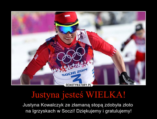 Justyna Kowalczyk - mem