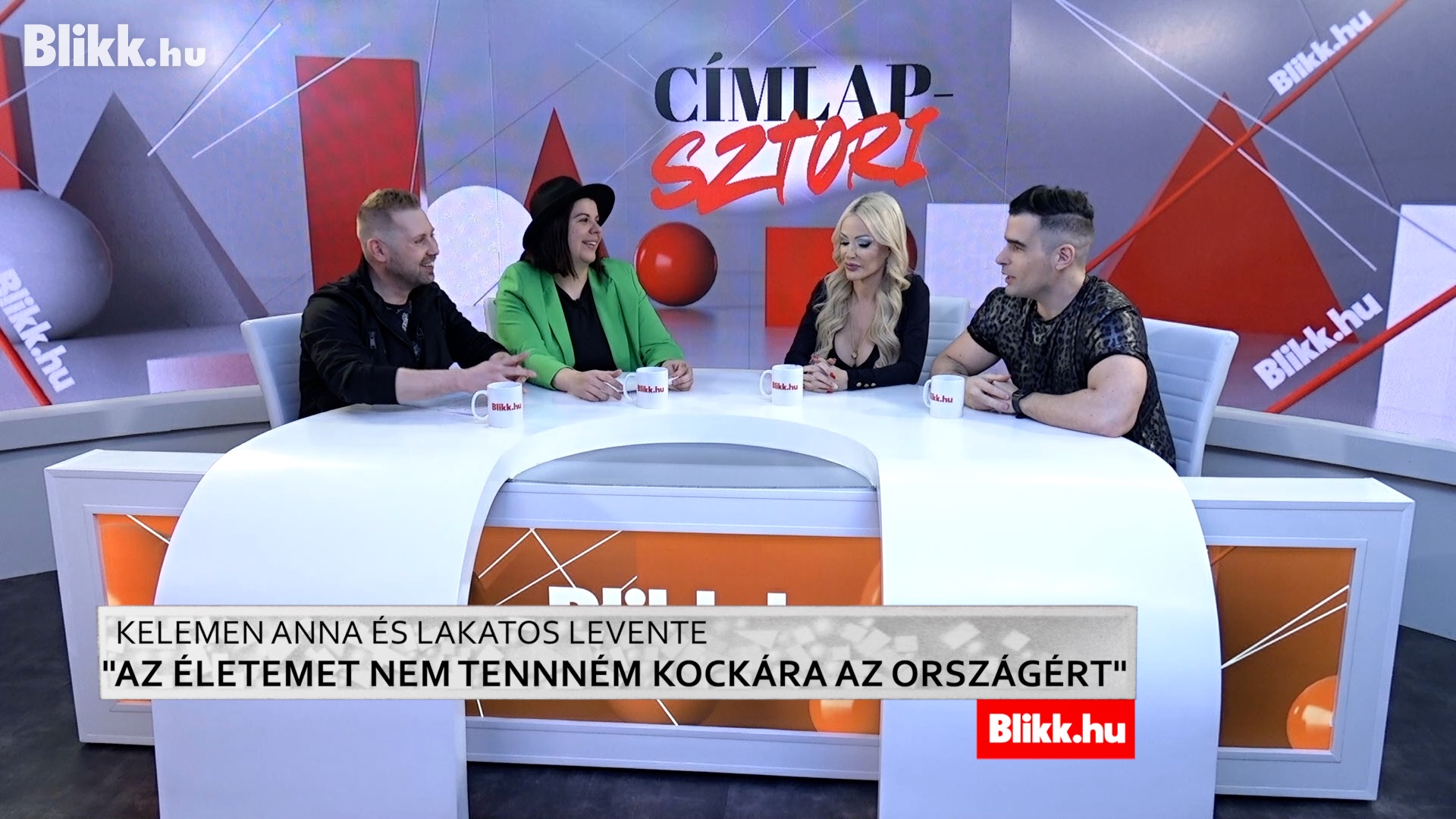 „Az életemet nem tenném kockára az országért!” – Kelemen Anna és Lakatos Levente voltak a Címlapsztori vendégei