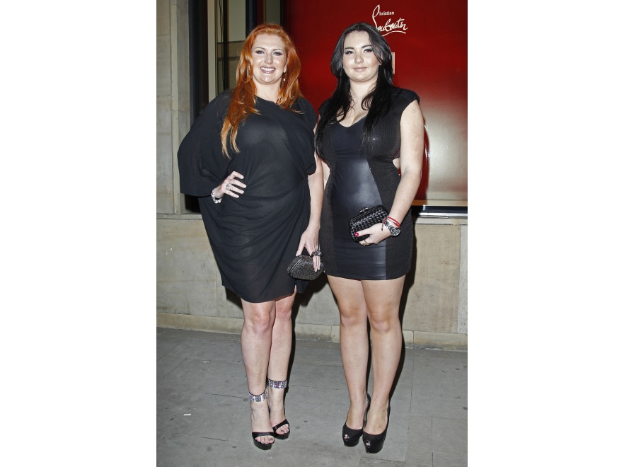 Marta i Wiktoria Grycan inauguracji marki Louboutin w Polsce.