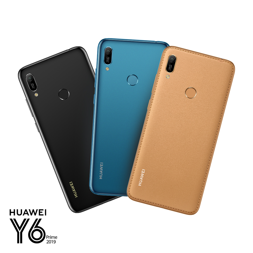 A closer look at the HUAWEI Y6 Prime 2019: Faux leather design, dewdrop display and camera