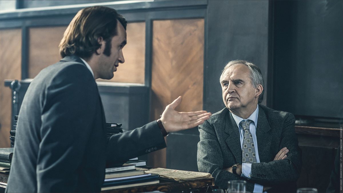 Tomasz Kot i prof. Marian Zembala w filmie