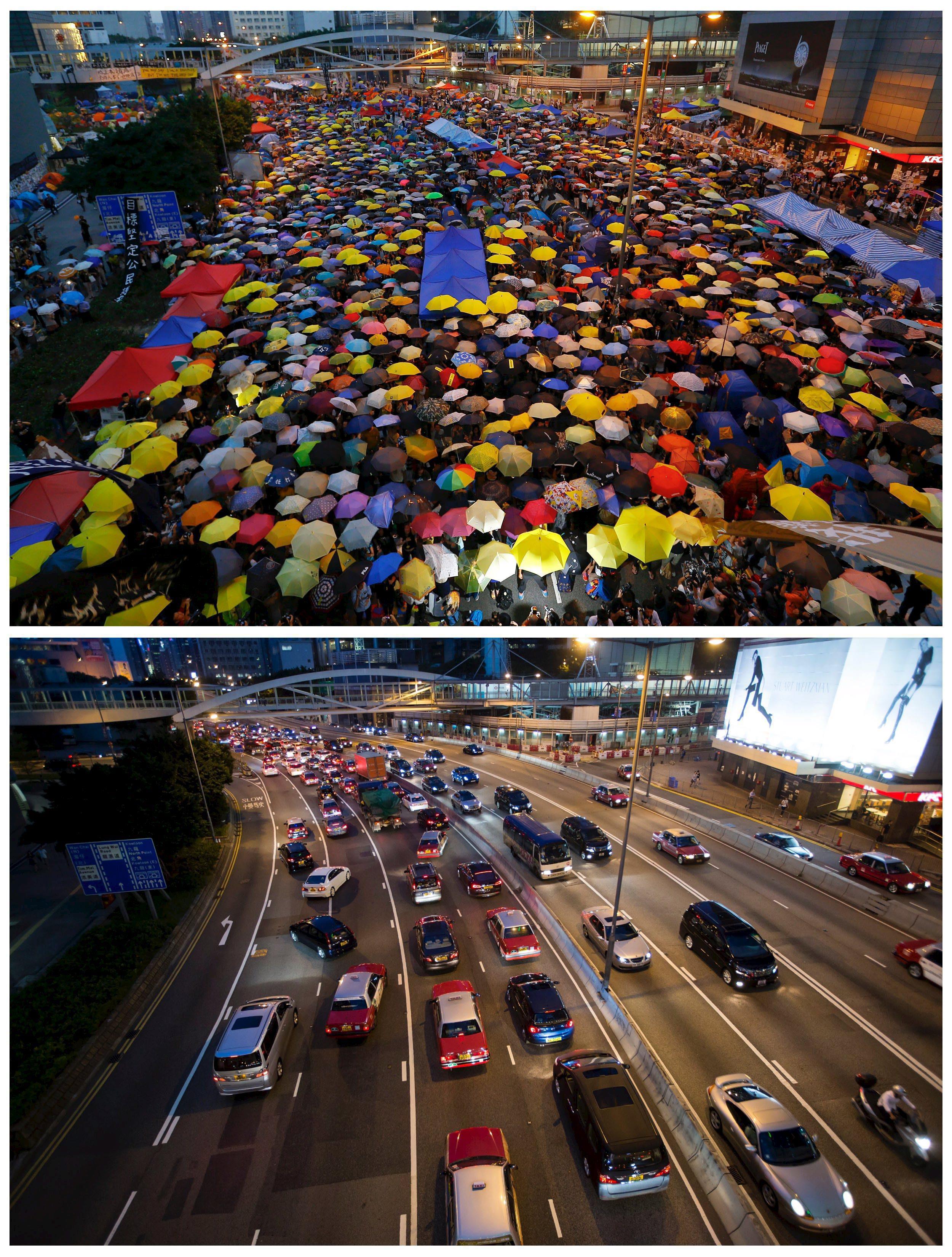 Wider Image: The Umbrella Movement - One Year On