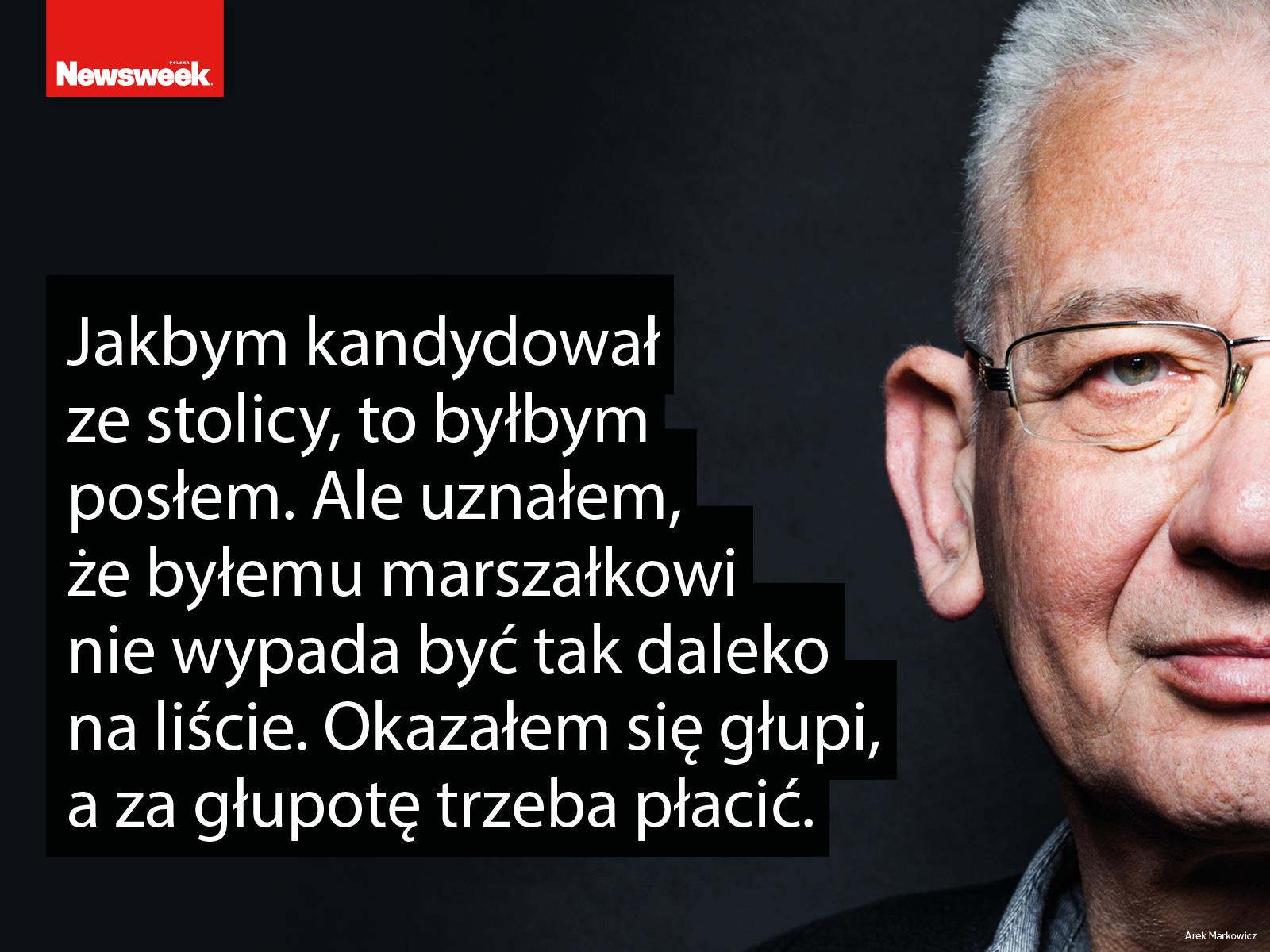 Ludwik Dorn. Wywiad Renaty Grochal w Newsweeku 