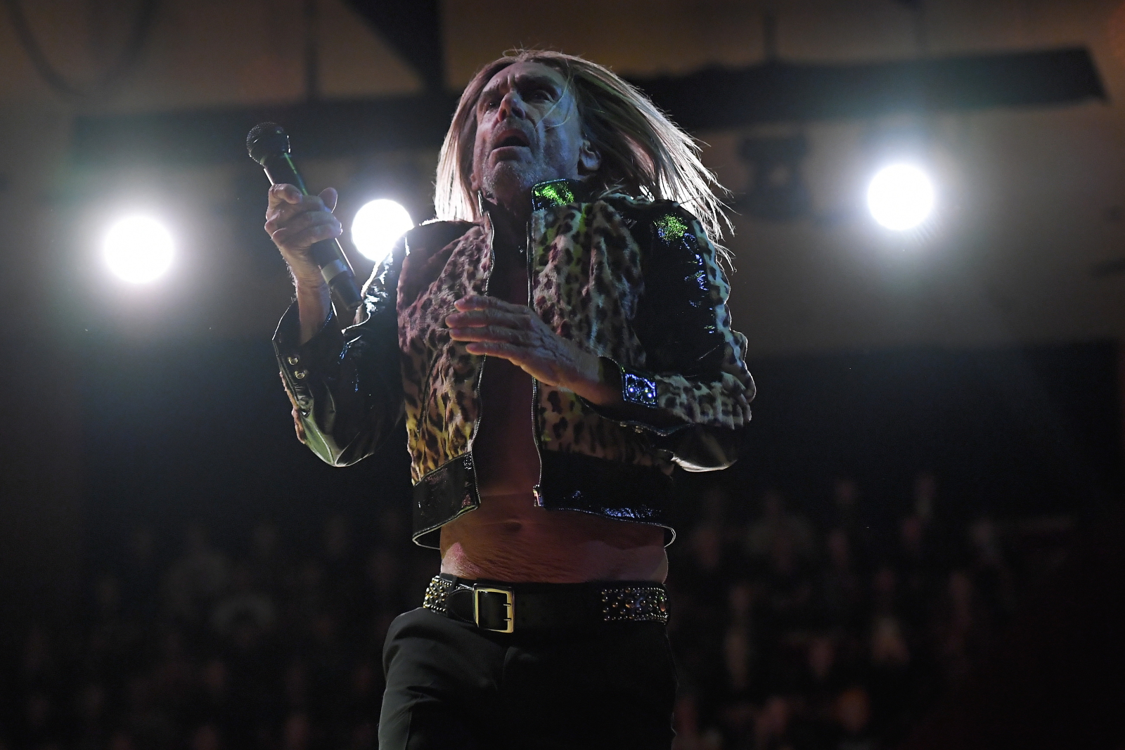 Iggy Pop podczas koncertu w Sydney, 15 kwietnia 2019 roku