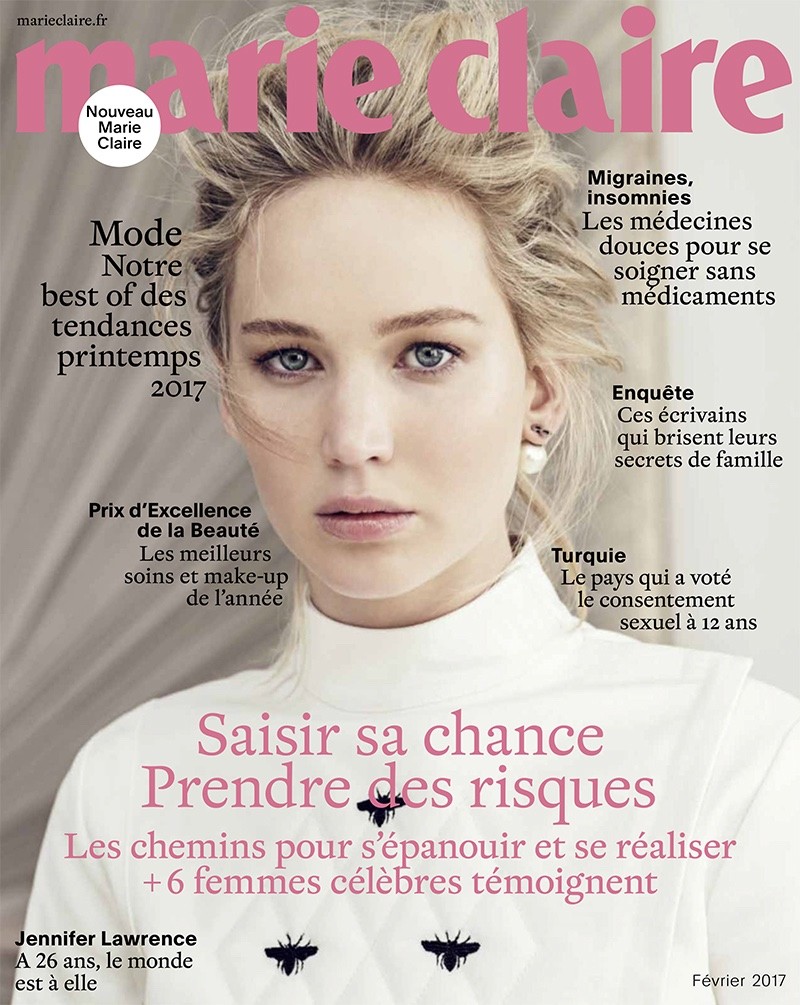 Jennifer Lawrence dla "Marie Claire"