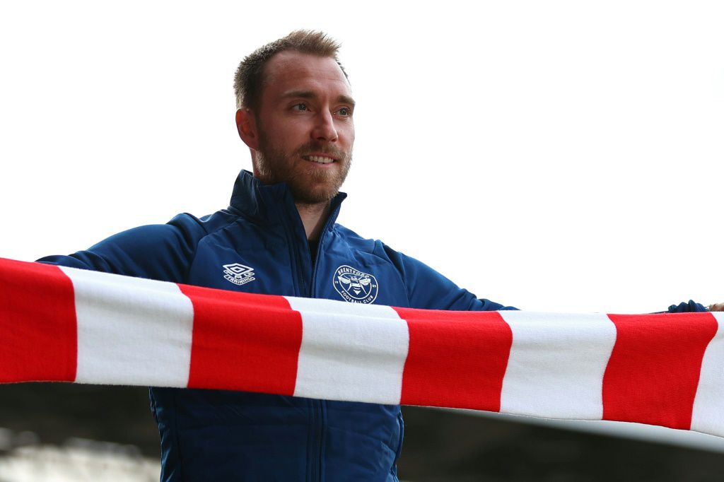 Christian Eriksen made his comeback to action in a friendly for Brentford