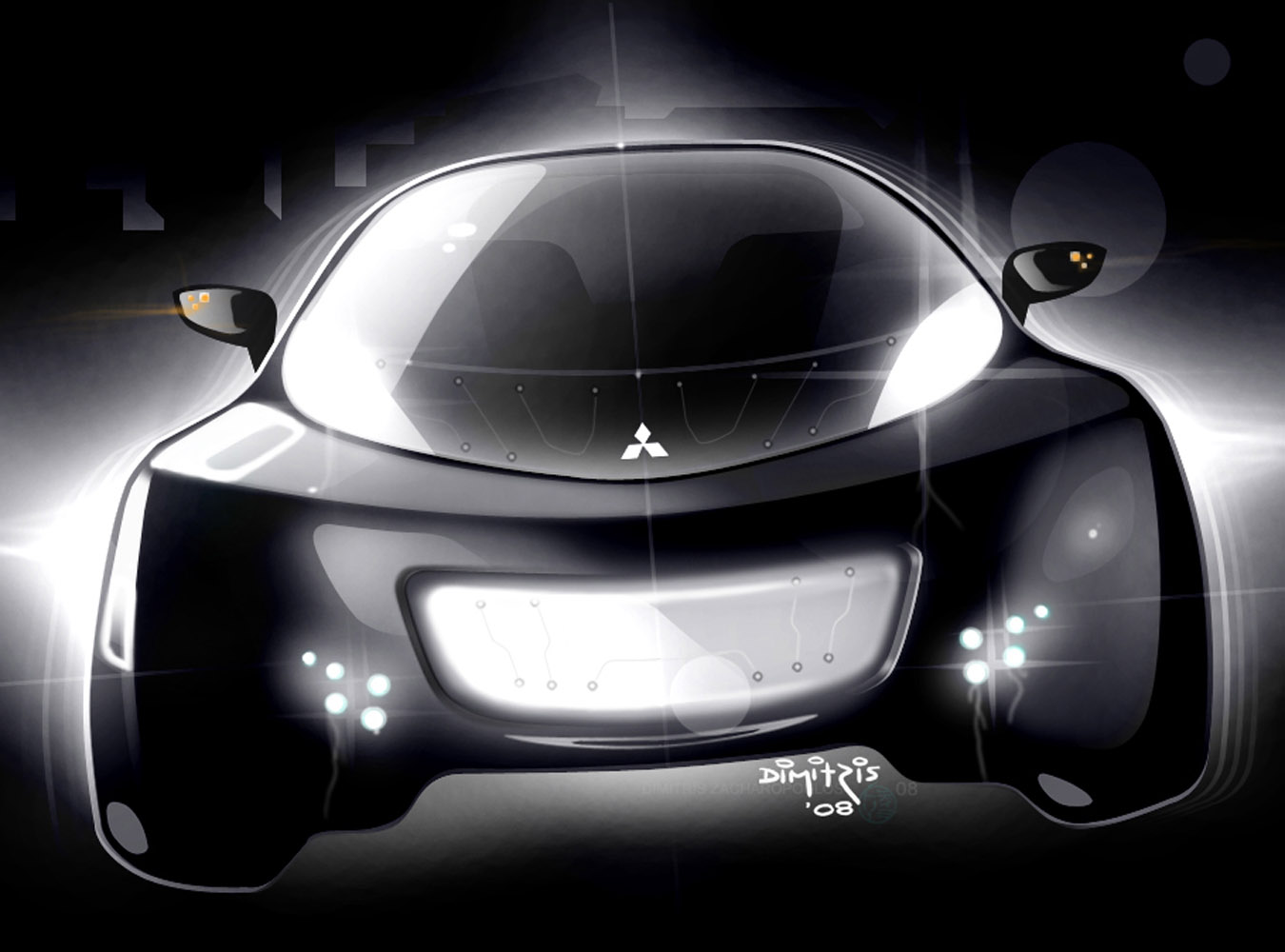 Oto i MiEV Sport Air - futurystyczny kabriolet przypomina pojazd nie z tej planety