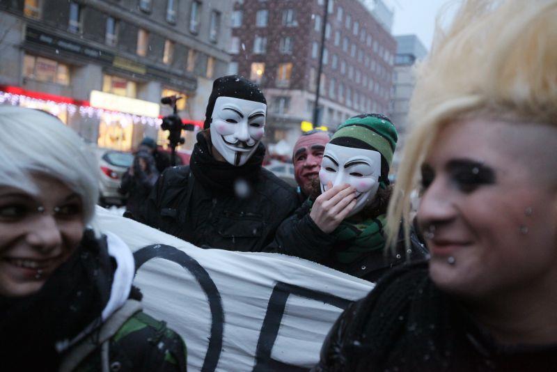 Demonstracja przeciw ACTA 6